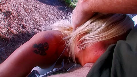 Blonde Chick Drains Big Pecker In The Car - HotEuroGirls