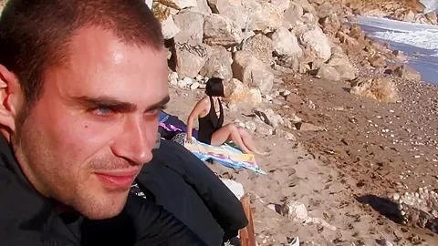 Foxy Gothic Babe Gets Fucked On The Beach - HotEuroGirls