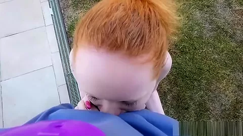 Horny ginger fucked by swimming coach