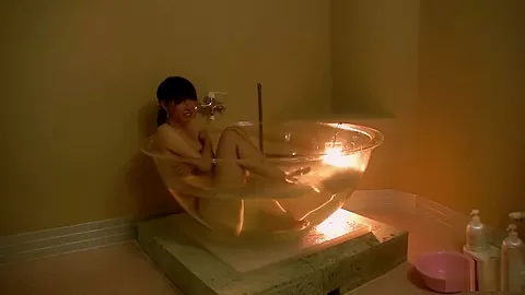 Blowjob in big martini glass