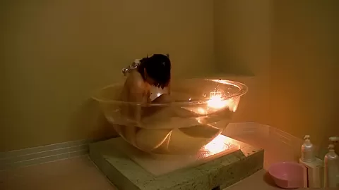 Blowjob in big martini glass