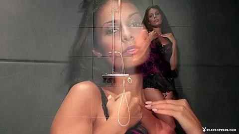 Crazy pornstar in Fabulous Showers, Brunette xxx movie