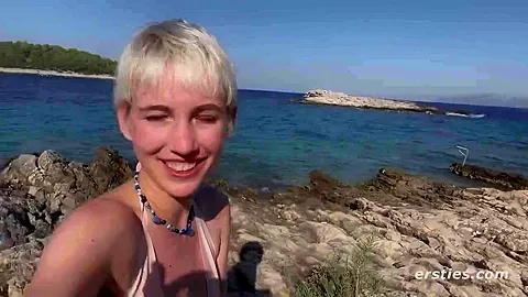 Super Cute Babe Enjoys Outdoor Masturbation In Croatia