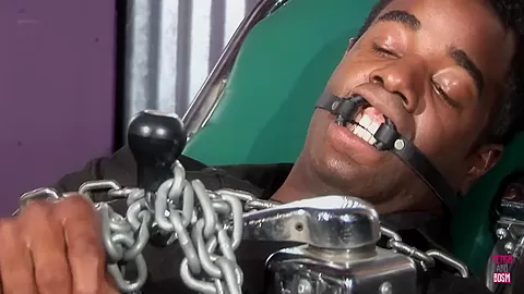 First This Black Bitch Untied Her Man And His Big Black Cock Then Banged Him