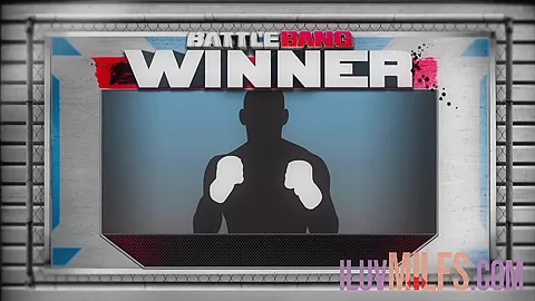 Fighter gets big tits babes pussy after winning
