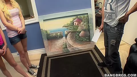 Making the Banging Audition with three defiant babes