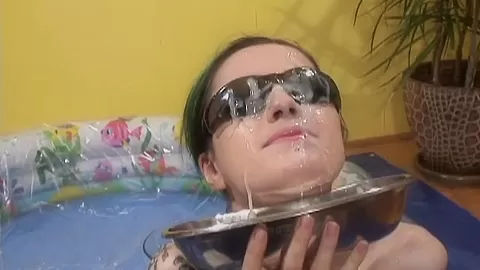 Bukkake with Lilli Lux - two