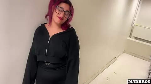Sexy Chilean With Big Ass Gets Fucked By 2 Big Black Cocks In A Laundromat!!