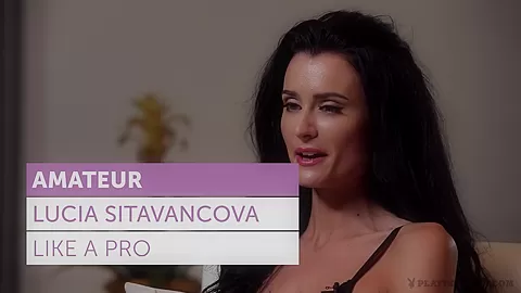 Horny pornstar Lucia Sitavancova in Crazy Brunette, Solo Girl adult video