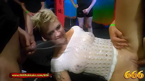 Amazing pornstar in Incredible Hardcore, Bukkake porn clip