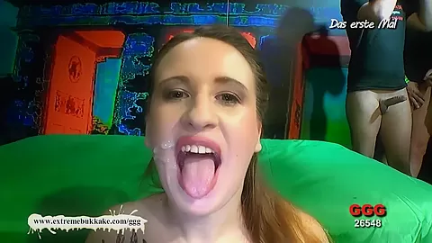 Crazy pornstar in Fabulous Cumshots, Bukkake adult movie