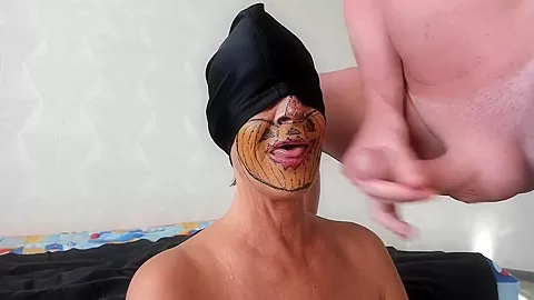 Milf Pumpkin With Cum Sauce Blowjob