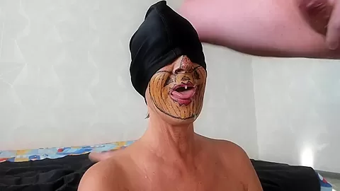 Milf Pumpkin With Cum Sauce Blowjob