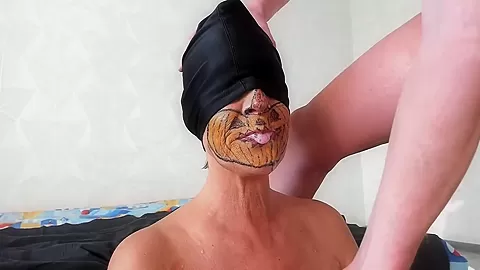 Milf Pumpkin With Cum Sauce Blowjob