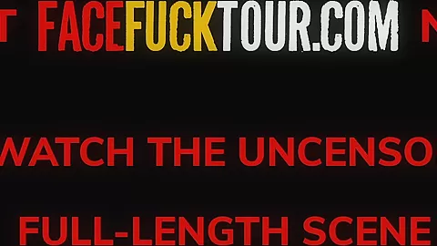Busty Tattooed Blonde Submits Her Throat For Massive Cock Ramming