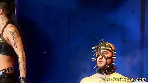 extreme fetish porn on public stage
