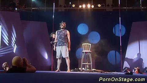 extreme fetish porn on public stage