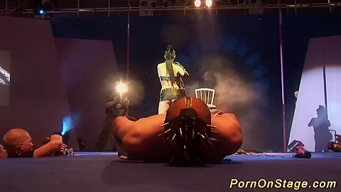 extreme fetish porn on public stage