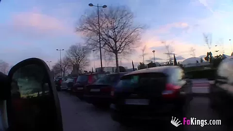 Helping those in need: She fucks a hobo for money
