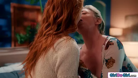Redheads nipples pulled n facesitted by busty dominant milf
