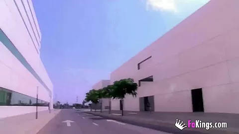 Nurse getting her daily dose of DICK after leaving the hospital