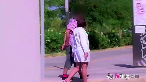 Nurse getting her daily dose of DICK after leaving the hospital