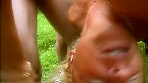 wild outdoor groupsex party