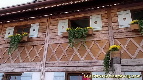 teens 18+ first lederhosen ganbang orgy