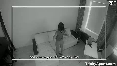 Tricky Agent - Making her first adult movie