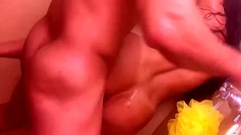 Horny Latin Couple Got Sex In The Shower While Plumber Watches Trough The Door