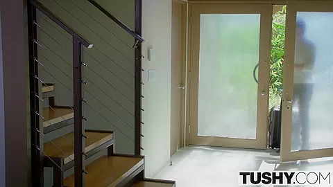 TUSHY Blonde American girls gets her ass destroyed
