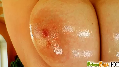 Prime Cups Amazing tit masturbation and sexy oil tit rubdown