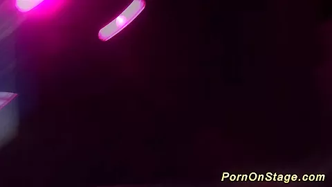 lesbian sex on public show stage