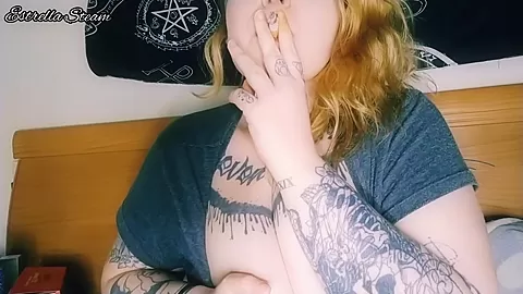 Smokes A Cigar While Play
