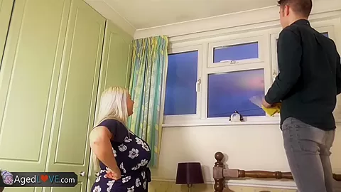 AgedLovE Old Busty Blonde Grannies Lacey Hardcore