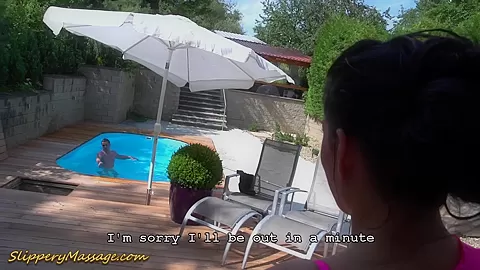 slippery nuru massage for poolboy