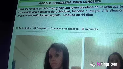 Brazilian model sucks Jordi's cock