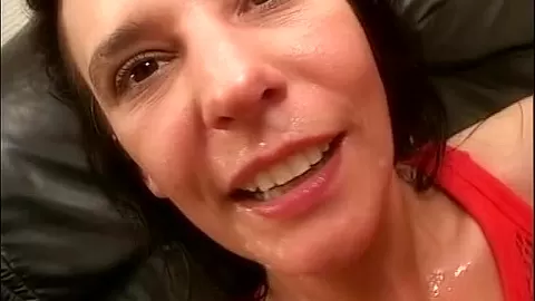 her first anal gangbang party
