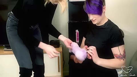 Charlie And Mia Fuck And Fist Each Other With Toys From An Apartment They Rob 5 Min