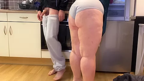 I Fuck And Cum In My Stepmother-in-laws Panties, Wearing My Stepmother-in-laws Fat Ass 5 Min