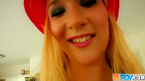 Pure Pov This firefighter chick is sliding down my pole