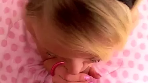 Lil Lexy Natural tits and Blowjob Closeup