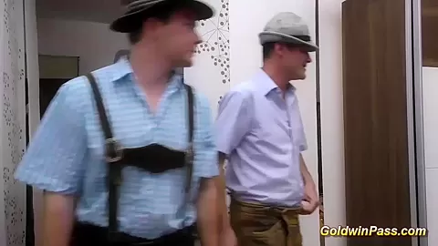 german lederhosen fuck party orgy