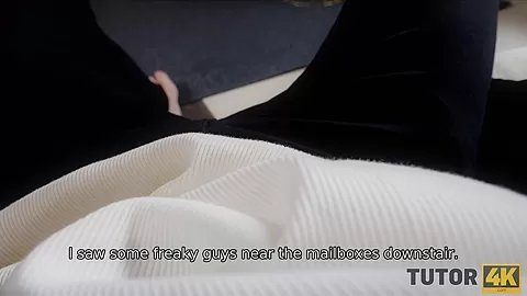 TUTOR4K. Intelligent-looking mature teacher is a real whore that adores sex