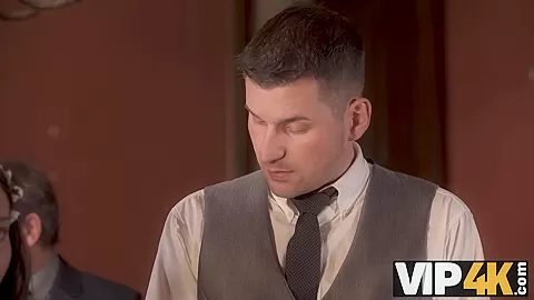VIP4K. Small cheap wedding turns into public fucking action of the brides