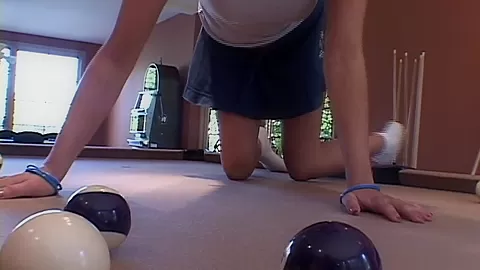 Cute blonde lesbian licked out