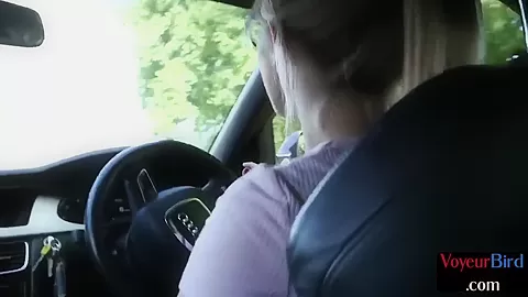 Outdoor Babe Seduces Her Bf From Car Till Cumshot