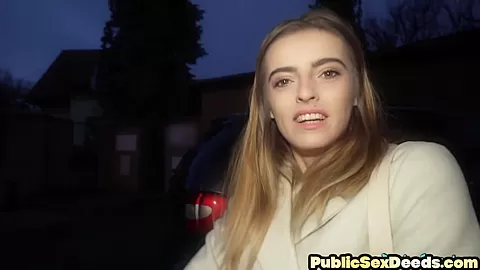 Real babe knows exactly whats coming up next after casting