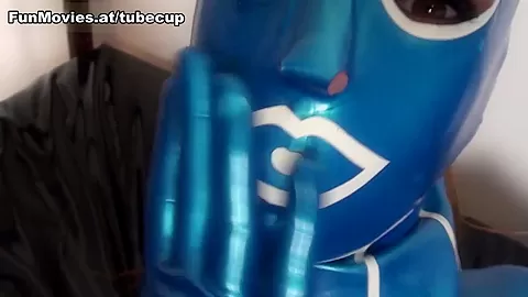 Tanja & Fiona F. in Licking Through Latex Mask - FunMovies