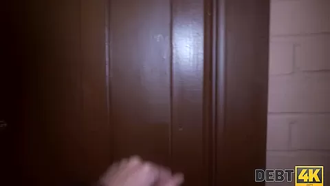 DEBT4k. Beautiful Maria Hurricane permits loan shark to use her tight pussy